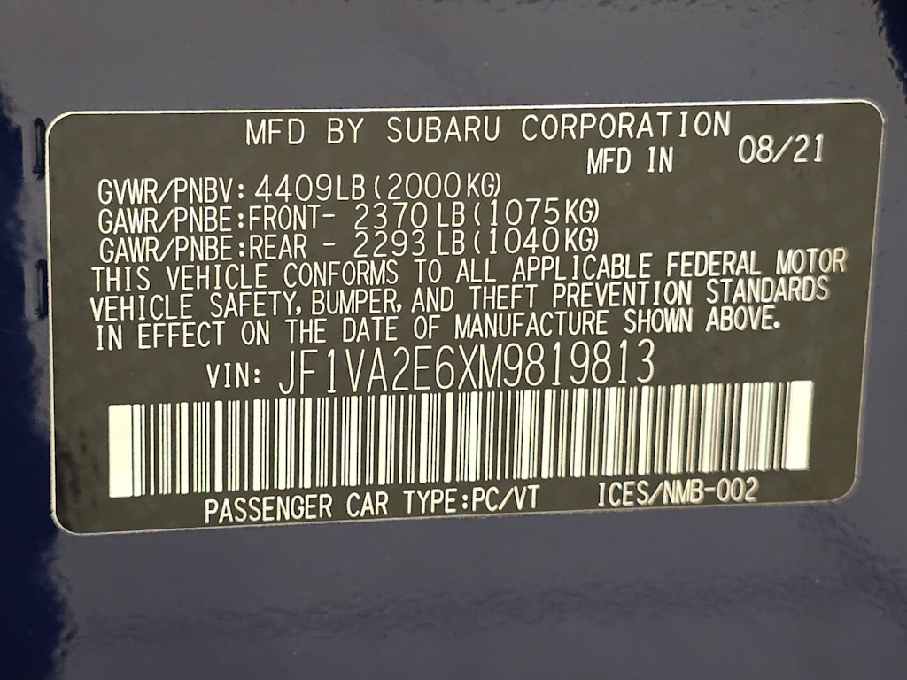 Thumbnail: 2021 Subaru WRX - 20