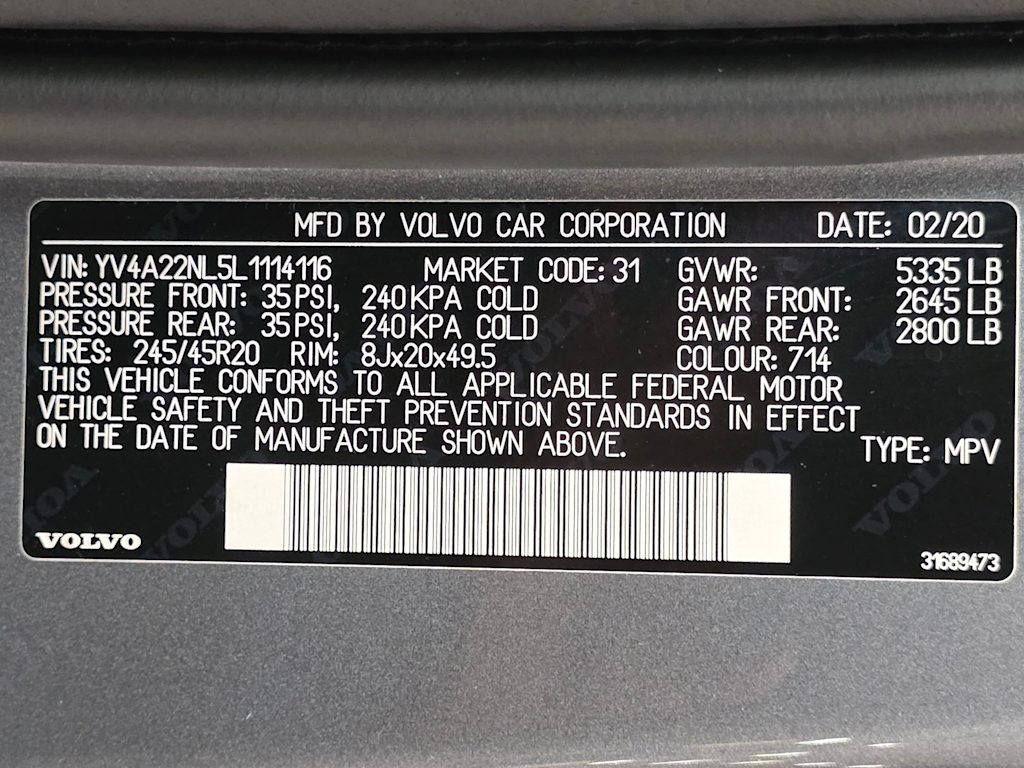 Thumbnail: 2020 Volvo V90 - 20