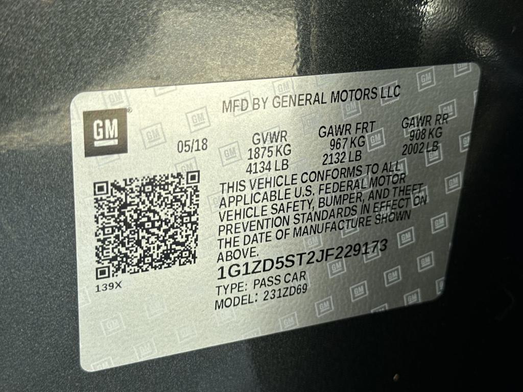 Thumbnail: 2018 Chevrolet Malibu - 18