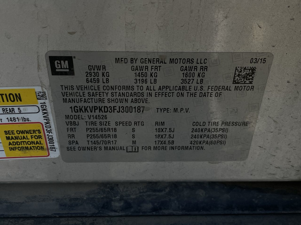 2015 GMC Acadia SLE 10