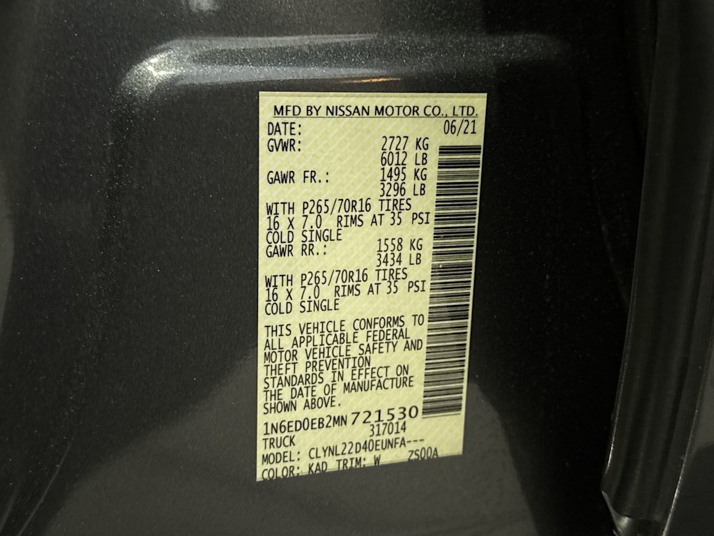 Thumbnail: 2021 Nissan Frontier - 19