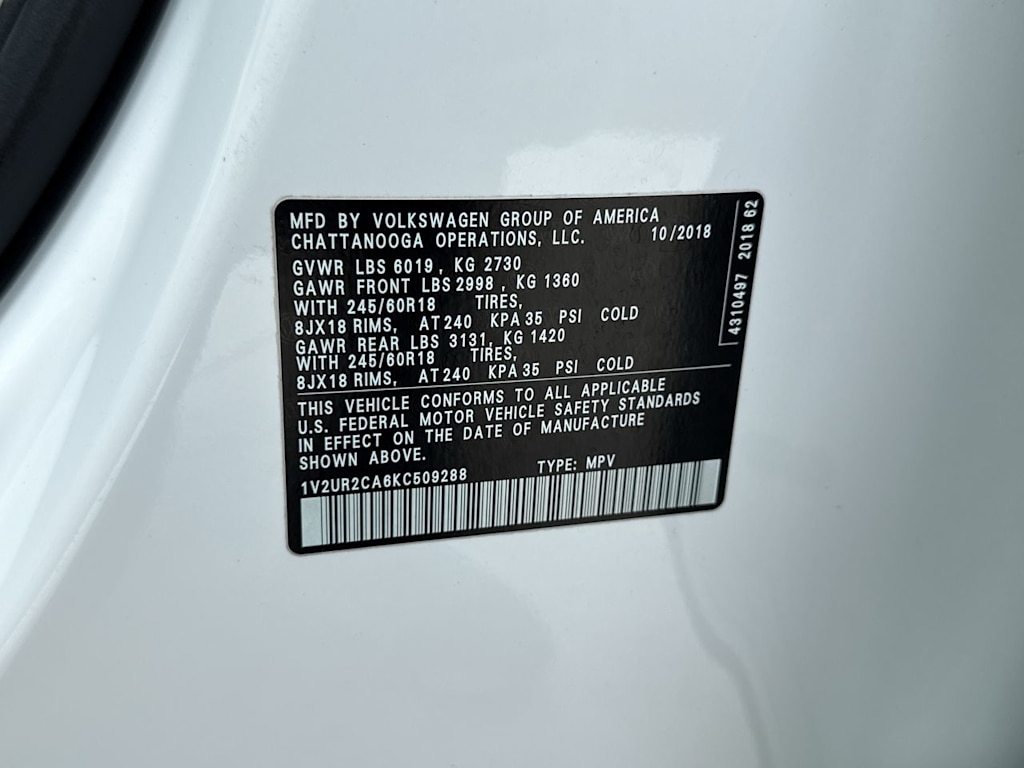 Thumbnail: 2019 Volkswagen Atlas - 19
