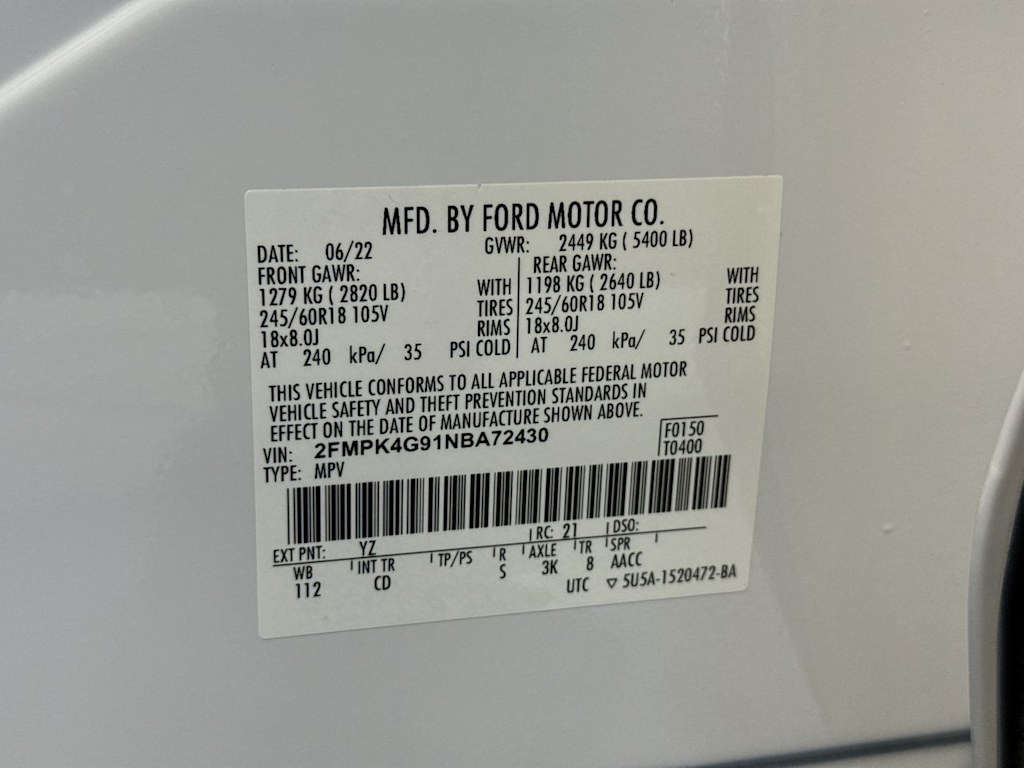 Thumbnail: 2022 Ford Edge - 19