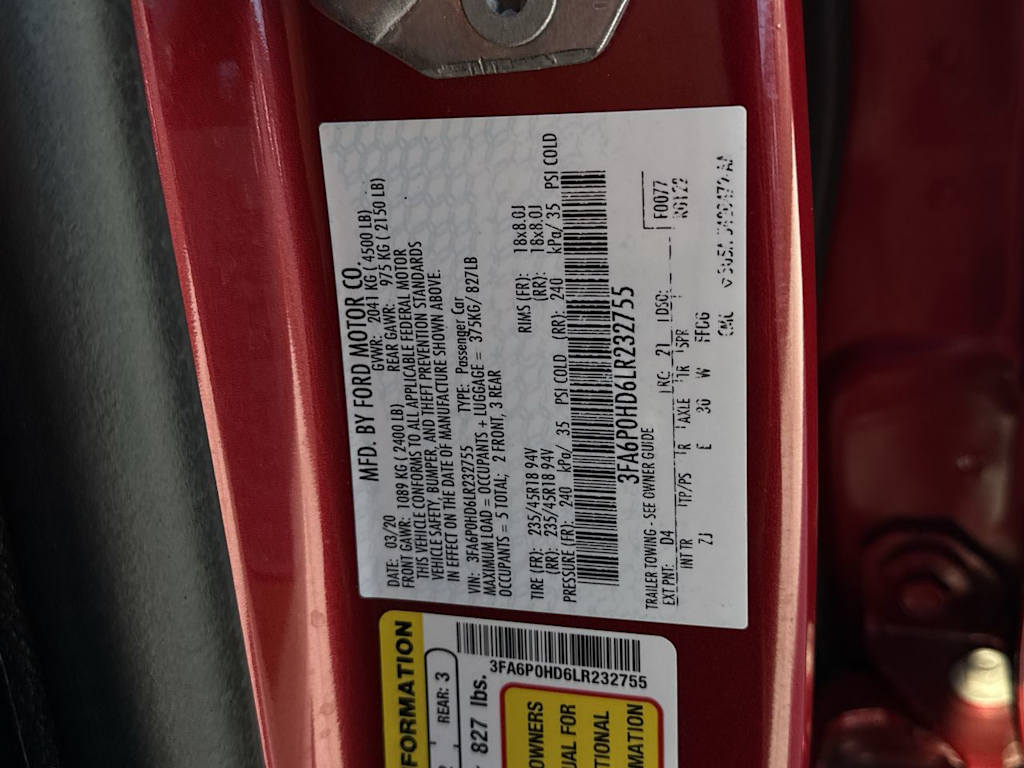 Thumbnail: 2020 Ford Fusion - 18