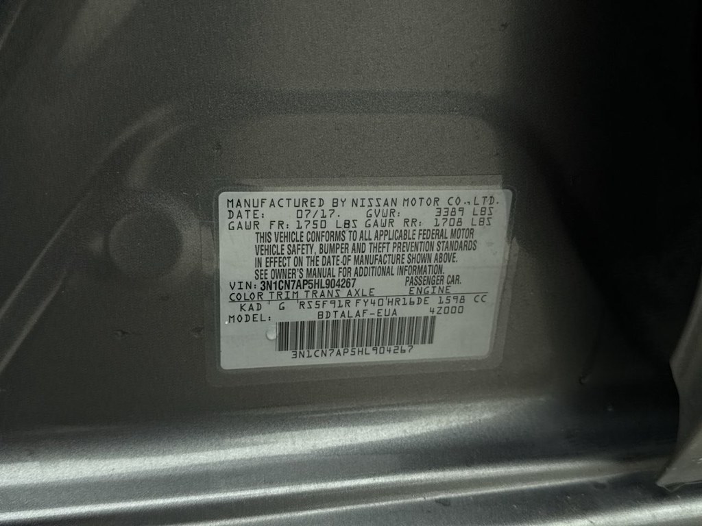 Thumbnail: 2017 Nissan Versa - 18