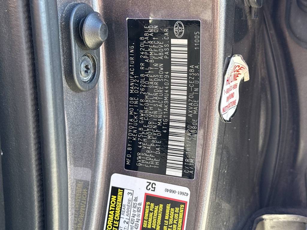 Thumbnail: 2021 Toyota Camry - 19