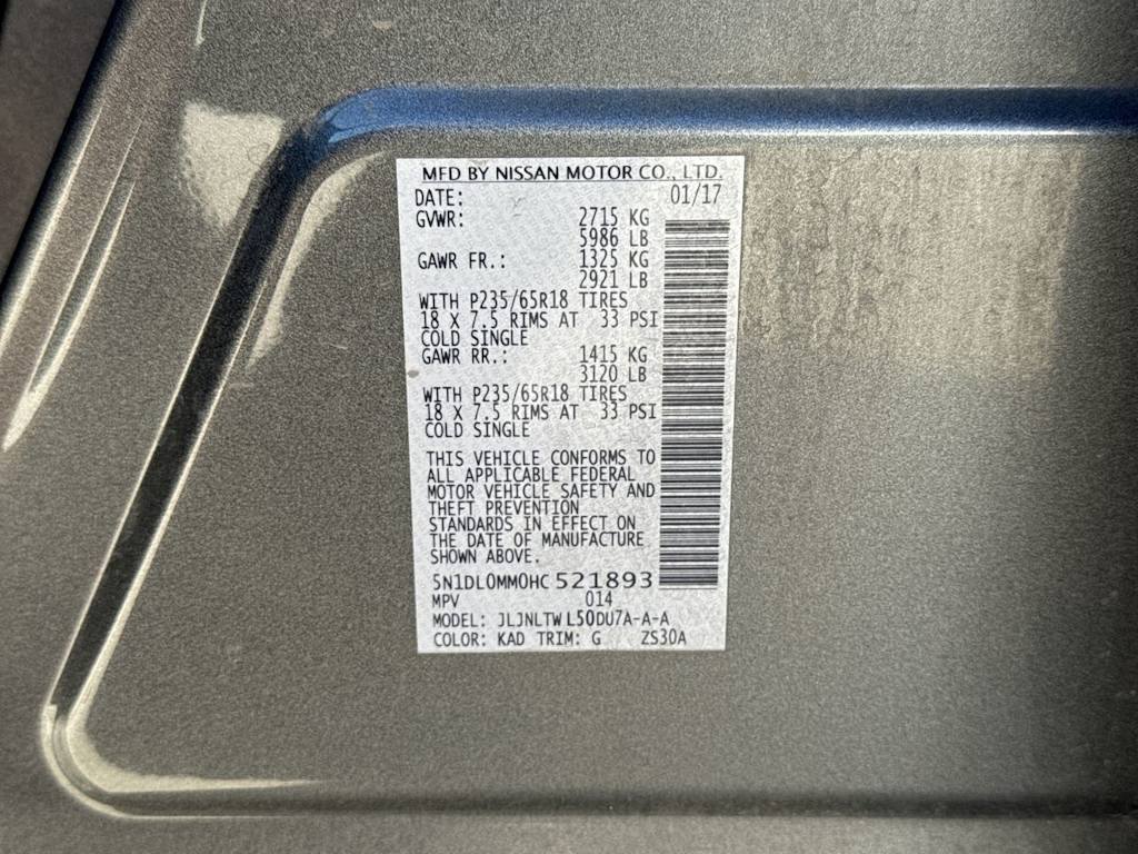 Thumbnail: 2017 INFINITI QX60 - 19