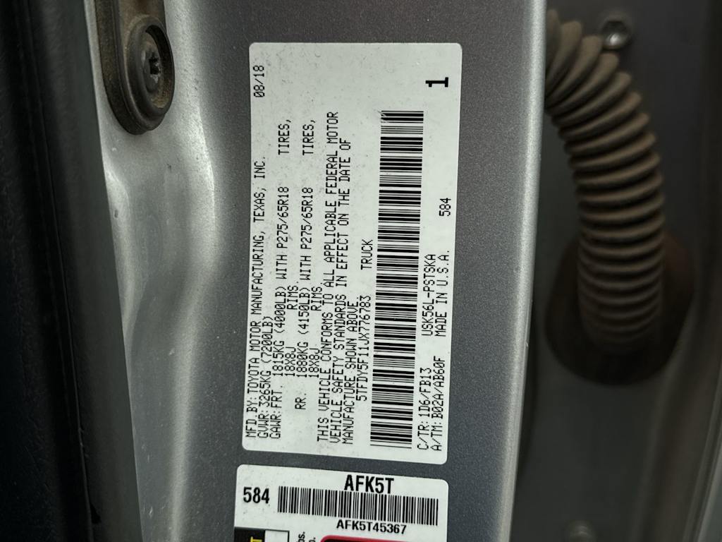 Thumbnail: 2018 Toyota Tundra - 19