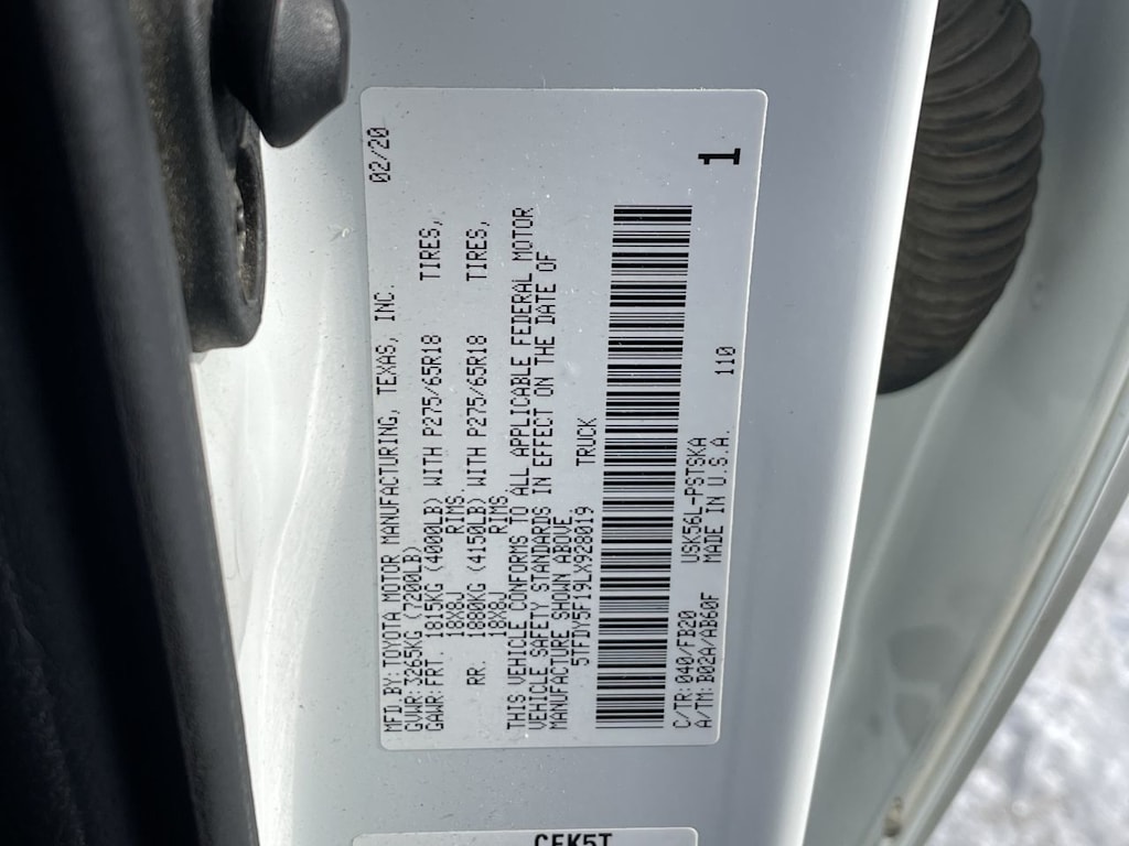 2020 Toyota Tundra SR5 19