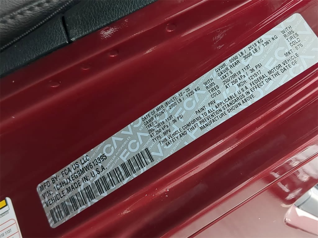 2021 Jeep Wrangler Unlimited Sahara 19