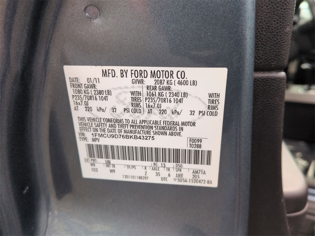 Thumbnail: 2011 Ford Escape - 20