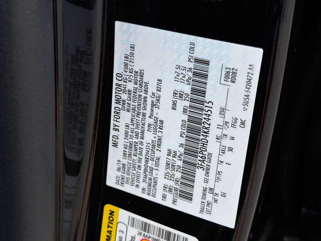 Thumbnail: 2019 Ford Fusion - 20