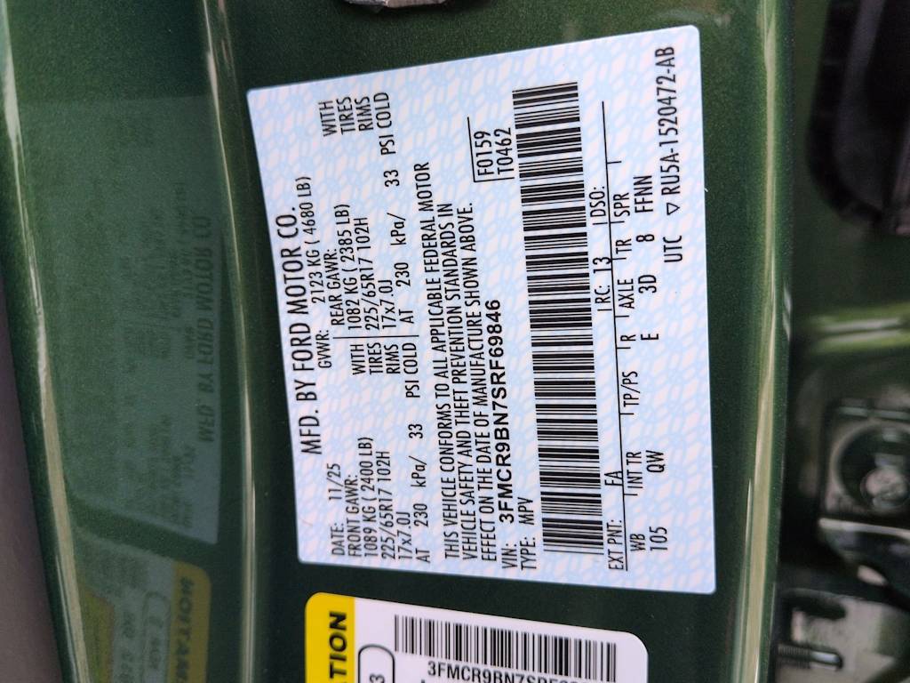 Thumbnail: 2025 Ford Bronco Sport - 18