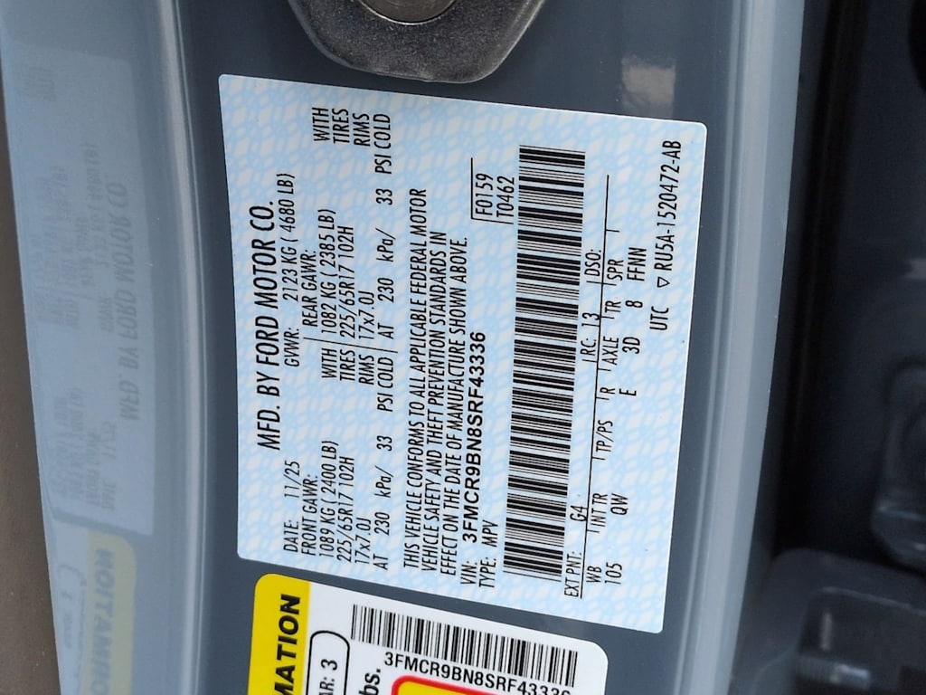 Thumbnail: 2025 Ford Bronco Sport - 19