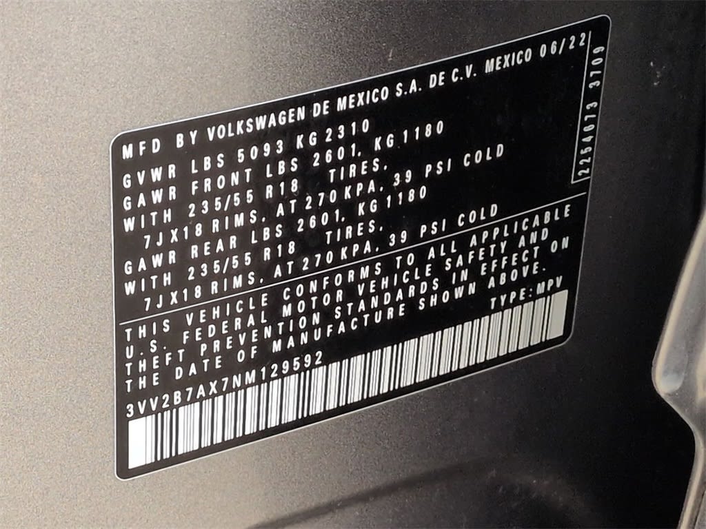 Thumbnail: 2022 Volkswagen Tiguan - 19