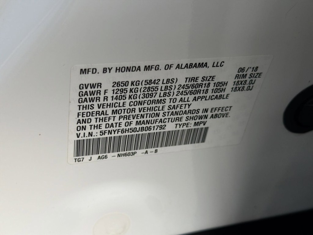 Thumbnail: 2018 Honda Pilot - 19