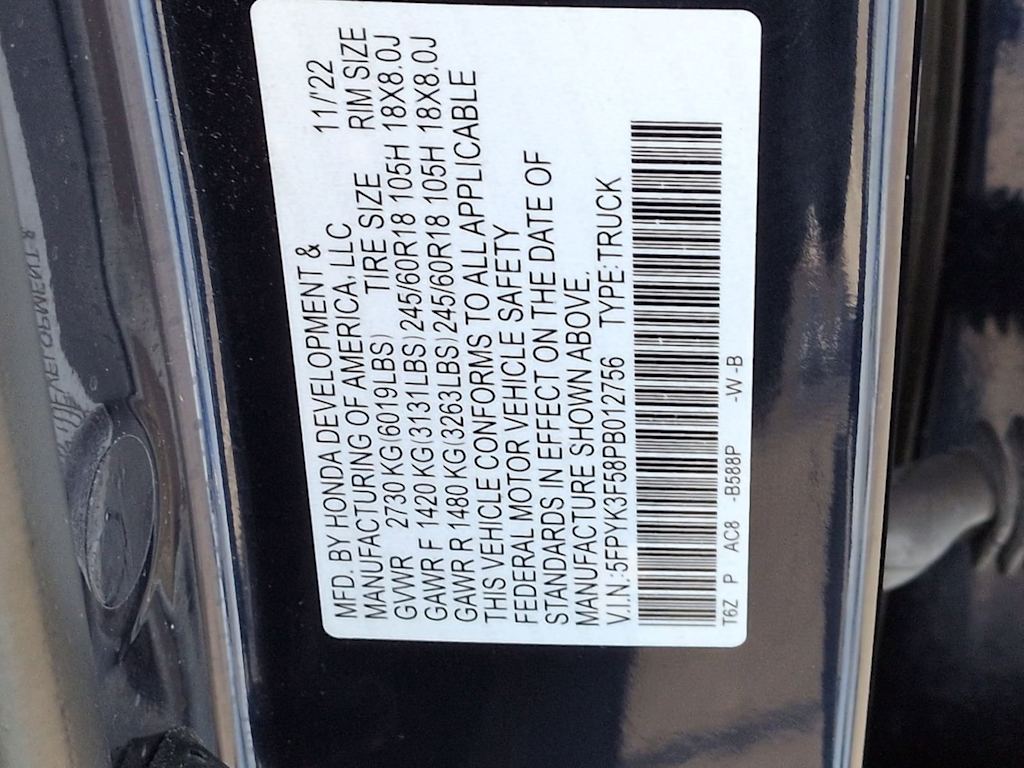 Thumbnail: 2023 Honda Ridgeline - 18