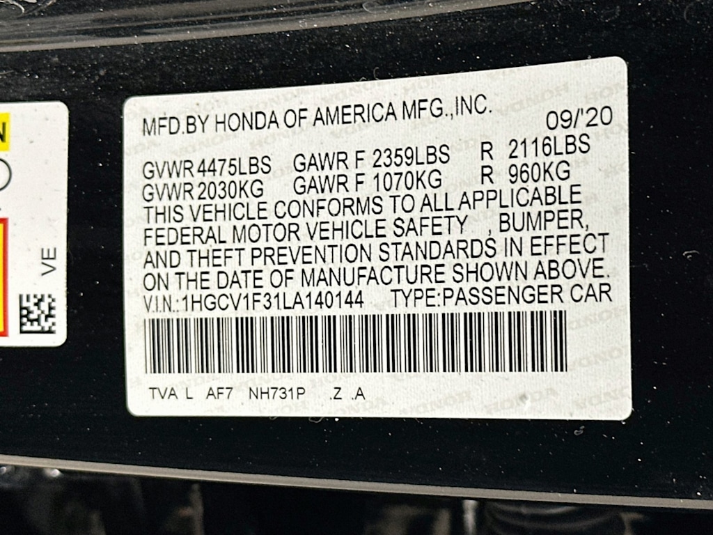 Thumbnail: 2020 Honda Accord - 20