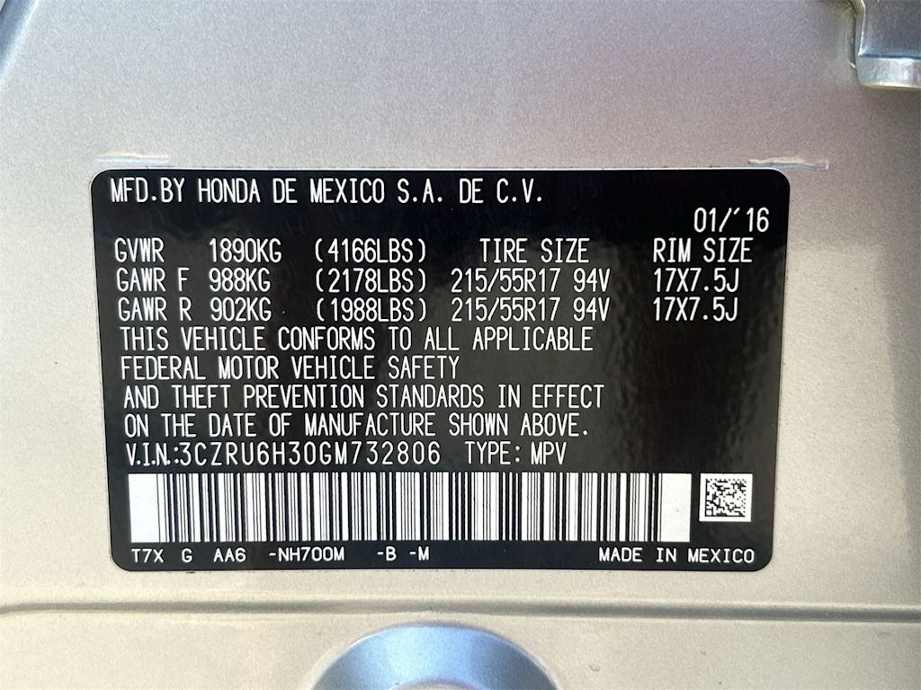 Thumbnail: 2016 Honda HR-V - 19