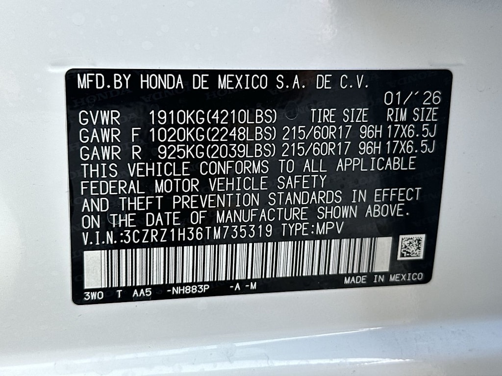Thumbnail: 2026 Honda HR-V - 18