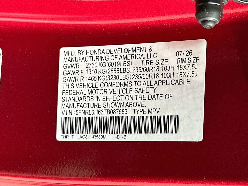 Thumbnail: 2026 Honda Odyssey - 19