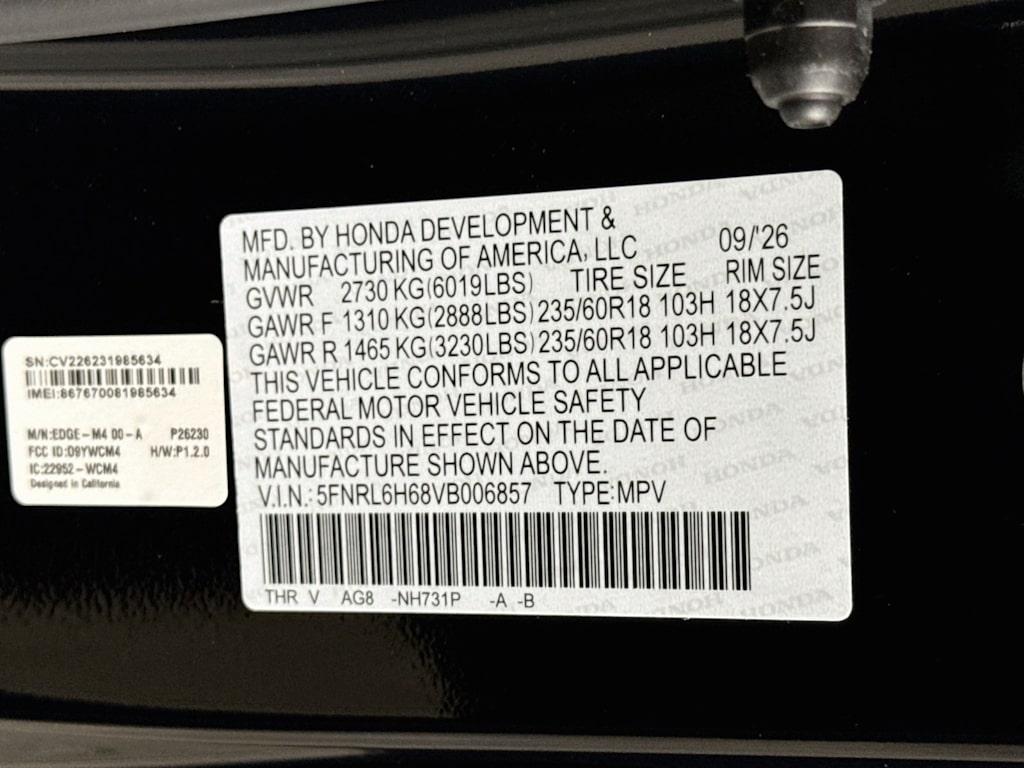 Thumbnail: 2027 Honda Odyssey - 18