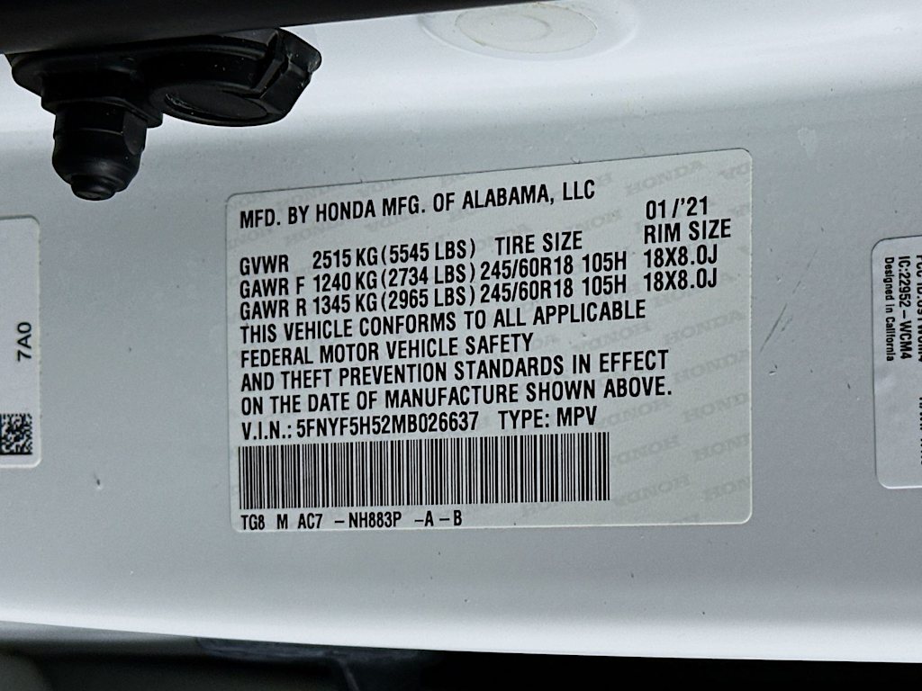 Thumbnail: 2021 Honda Pilot - 20