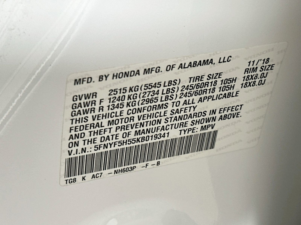 Thumbnail: 2019 Honda Pilot - 21