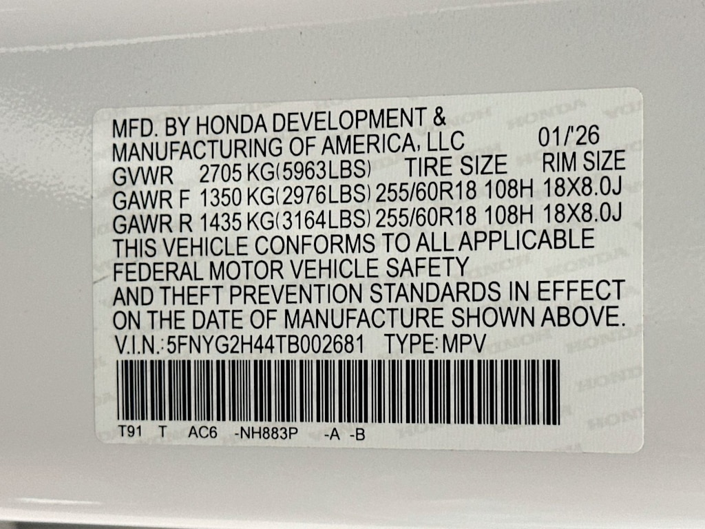 Thumbnail: 2026 Honda Pilot - 20