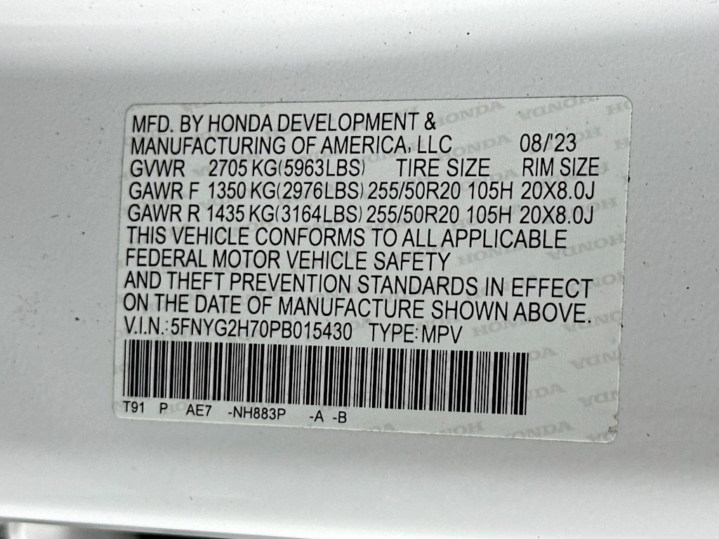 Thumbnail: 2023 Honda Pilot - 20