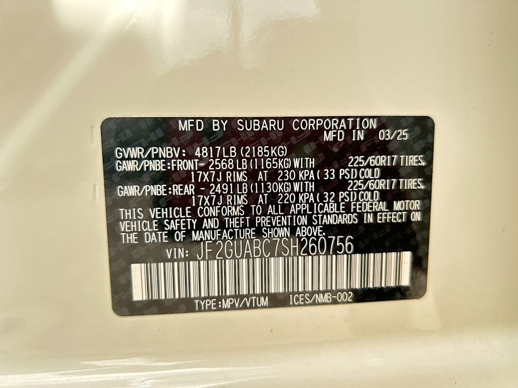Thumbnail: 2025 Subaru Crosstrek - 13