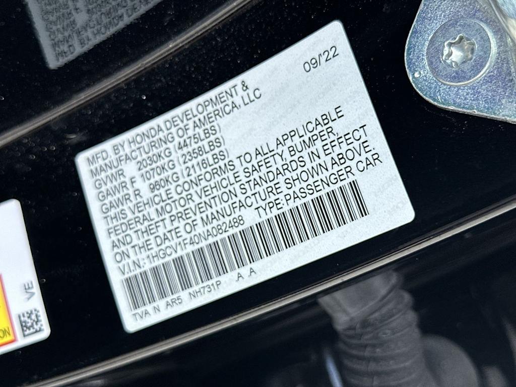 Thumbnail: 2022 Honda Accord - 14