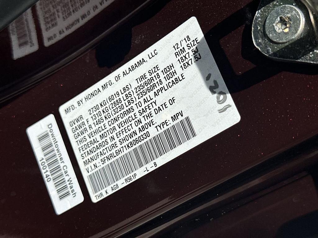 Thumbnail: 2019 Honda Odyssey - 14