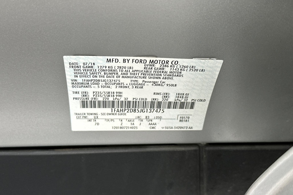 Thumbnail: 2018 Ford Taurus - 17