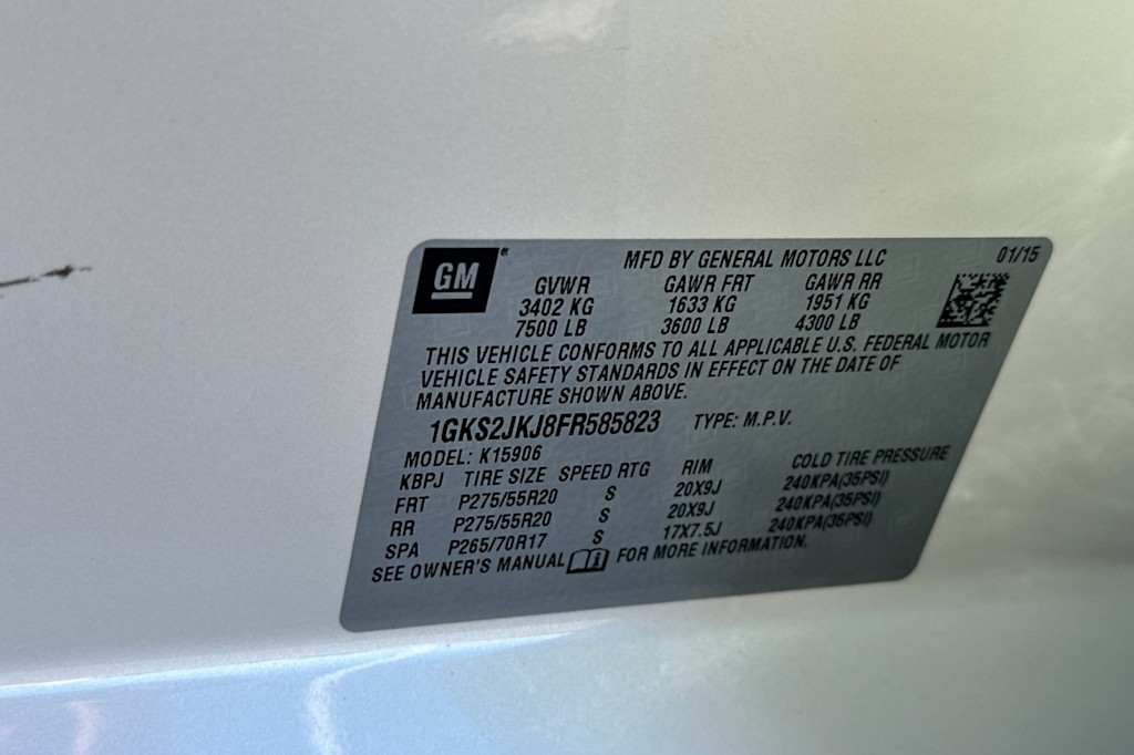 Thumbnail: 2015 GMC Yukon XL - 16