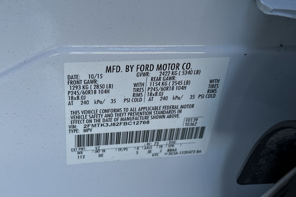 2015 Ford Edge SEL 17