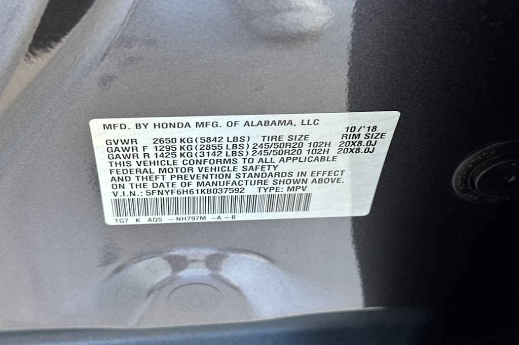 Thumbnail: 2019 Honda Pilot - 18