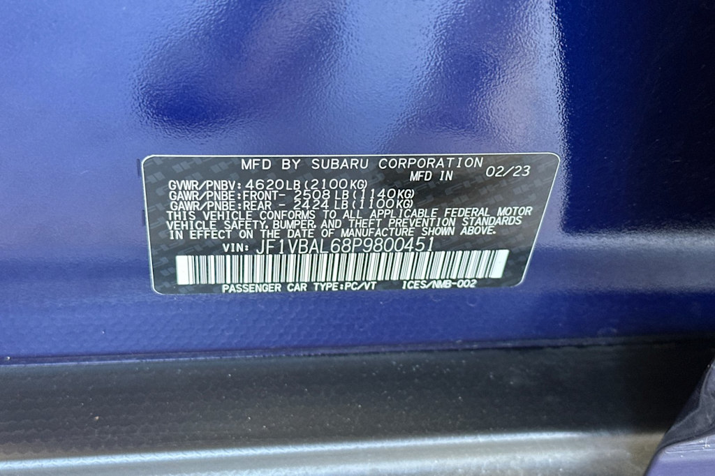 Thumbnail: 2023 Subaru WRX - 16