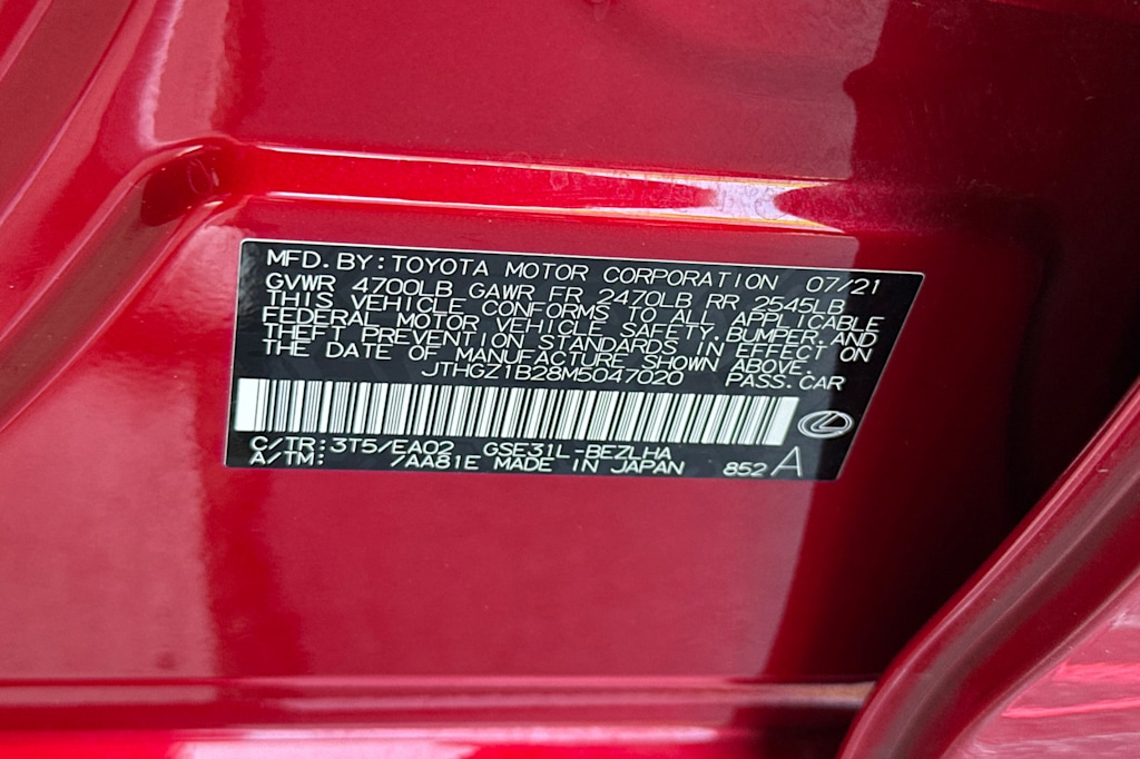 2021 Lexus IS 350 16