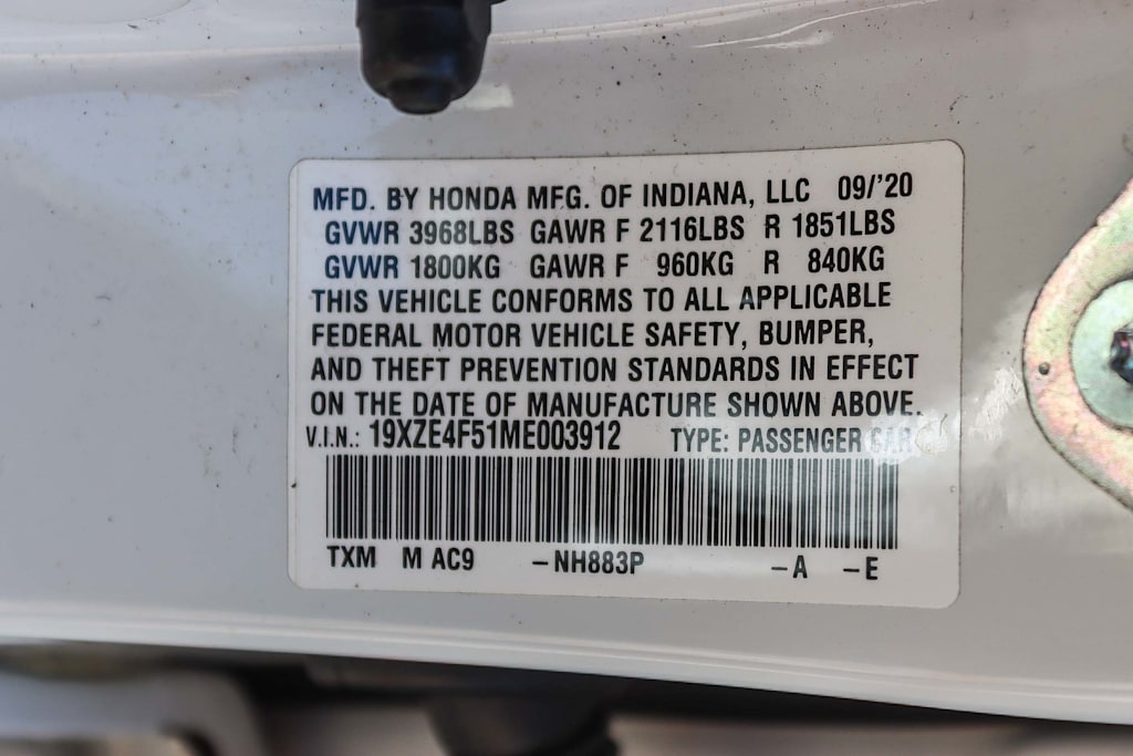 Thumbnail: 2021 Honda Insight - 16