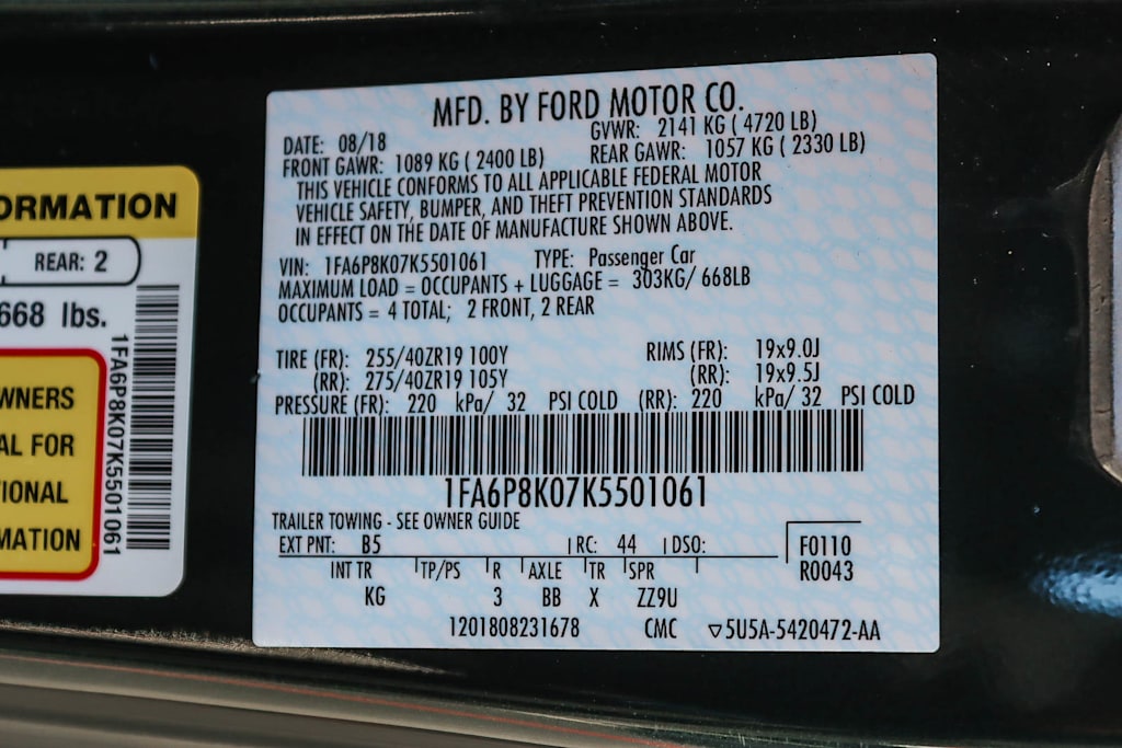 Thumbnail: 2019 Ford Mustang - 17