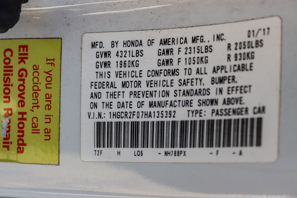 Thumbnail: 2017 Honda Accord - 17