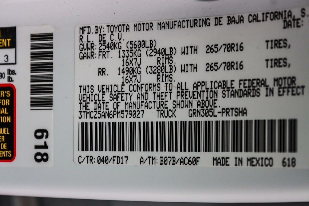 Thumbnail: 2023 Toyota Tacoma - 16