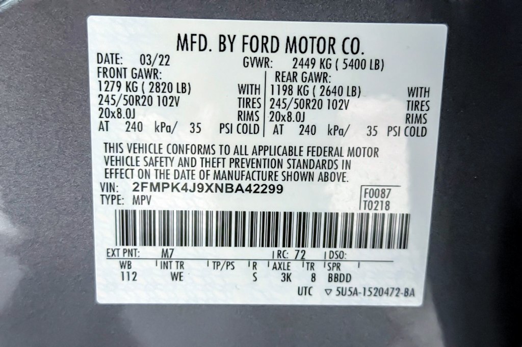 Thumbnail: 2022 Ford Edge - 17
