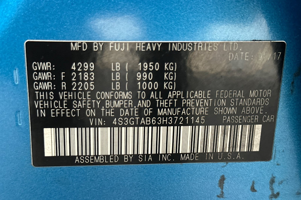 2017 Subaru Impreza Premium 17