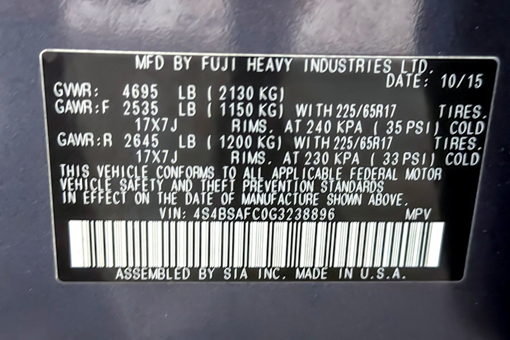 Thumbnail: 2016 Subaru Outback - 18