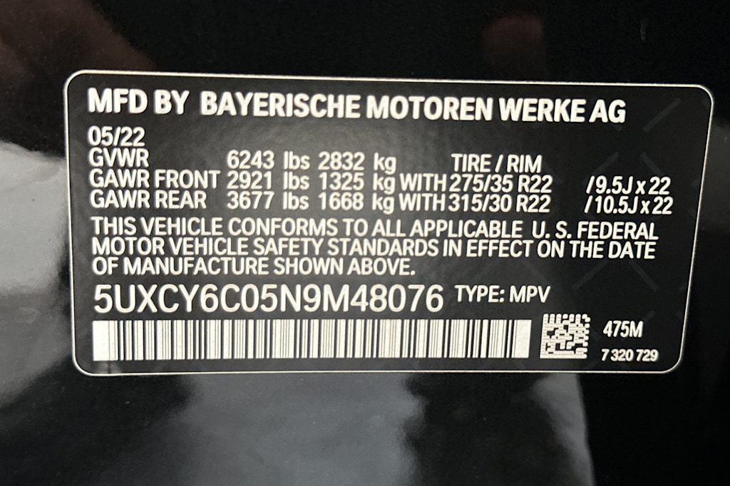 2022 BMW X6 xDrive40i 30