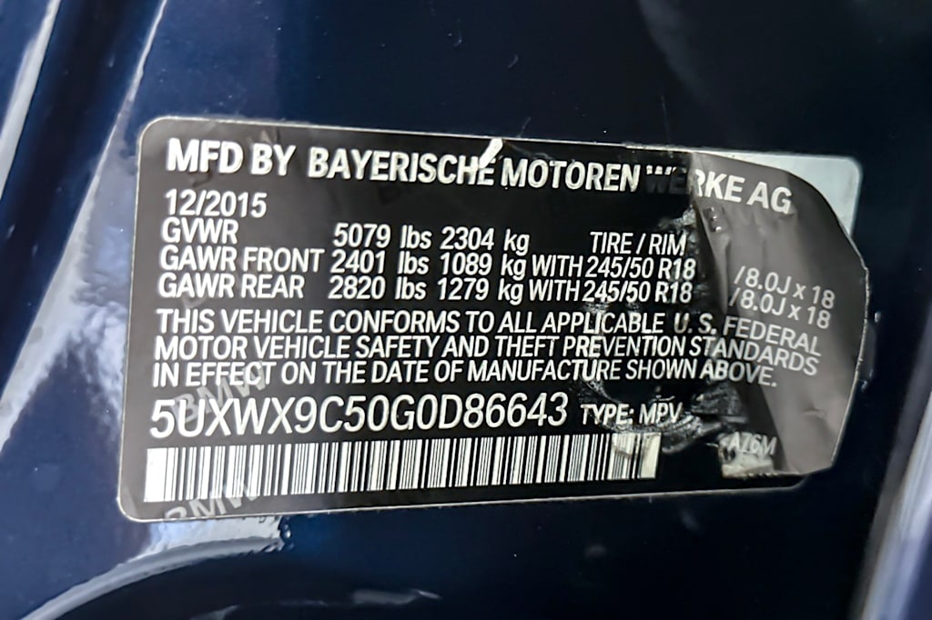 Thumbnail: 2016 BMW X3 - 30