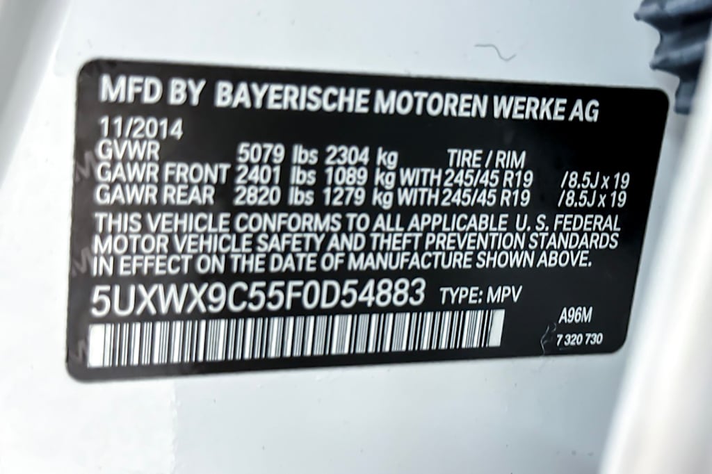 Thumbnail: 2015 BMW X3 - 30