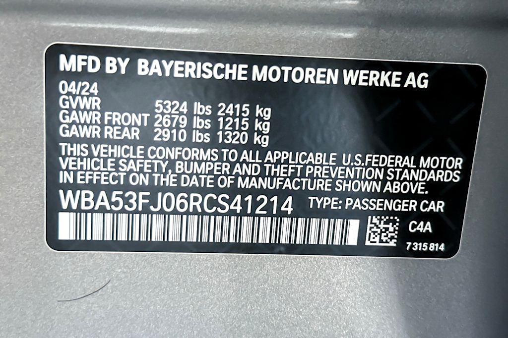 2024 BMW 5 Series 530i xDrive 15